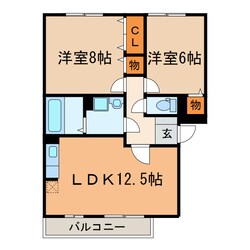 アミスター　Ｂの物件間取画像